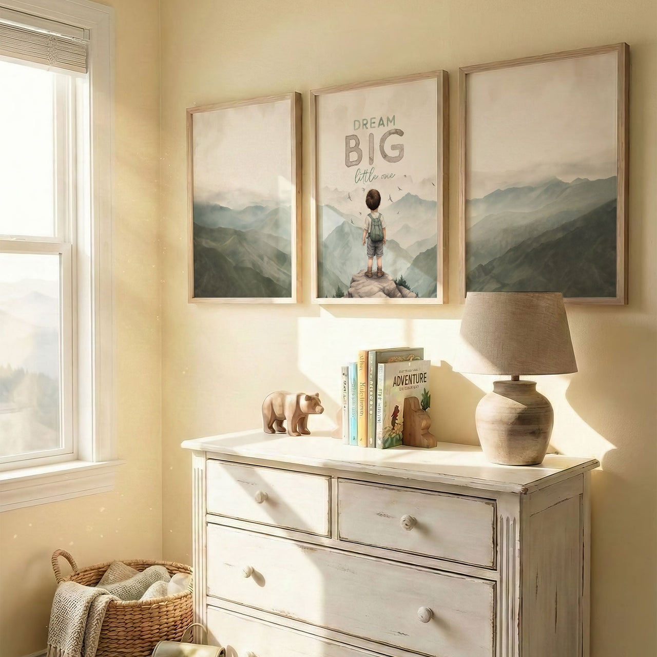 Adventure Wall Art – Boys Room Print • Set of 3