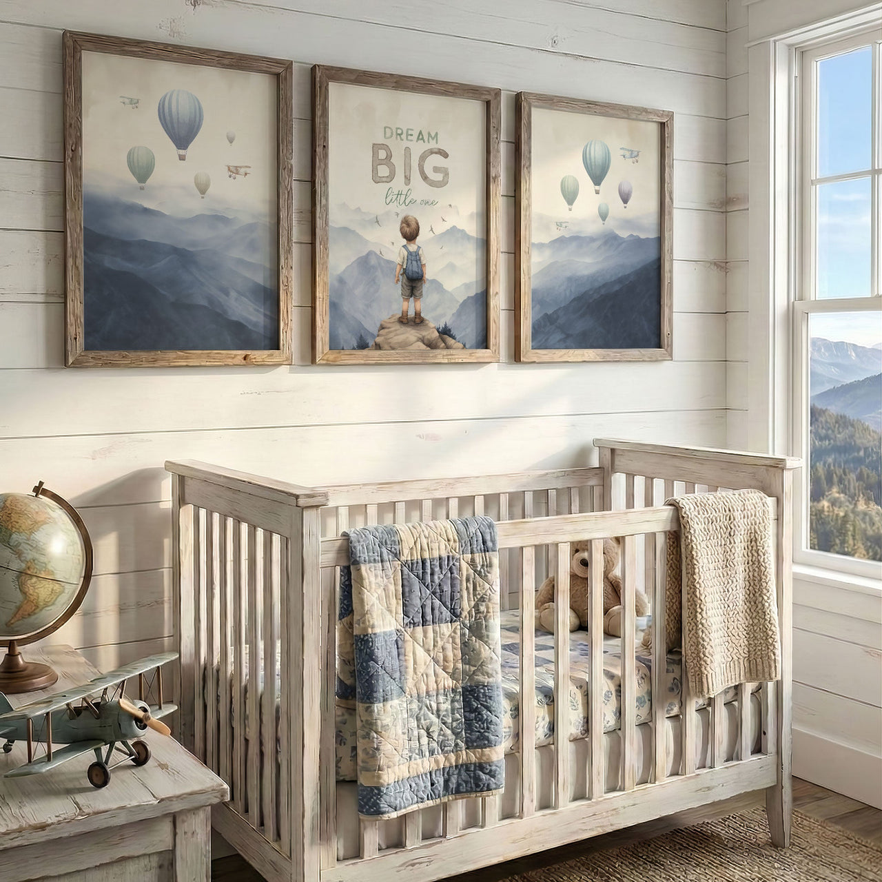 Adventure Wall Art – Boys Room Print • Set of 3