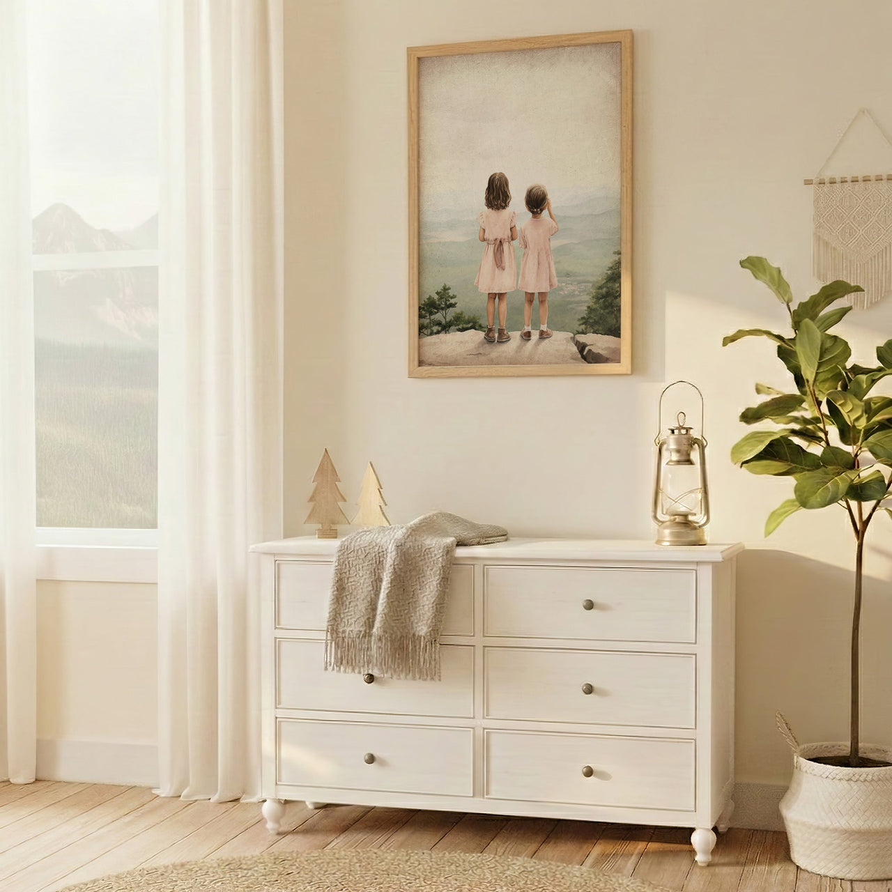 Adventure Wall Art – Girls Room Print