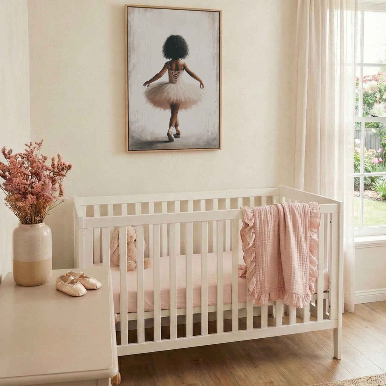 African - American Ballerina Print – Dance Girls Room Wall Art