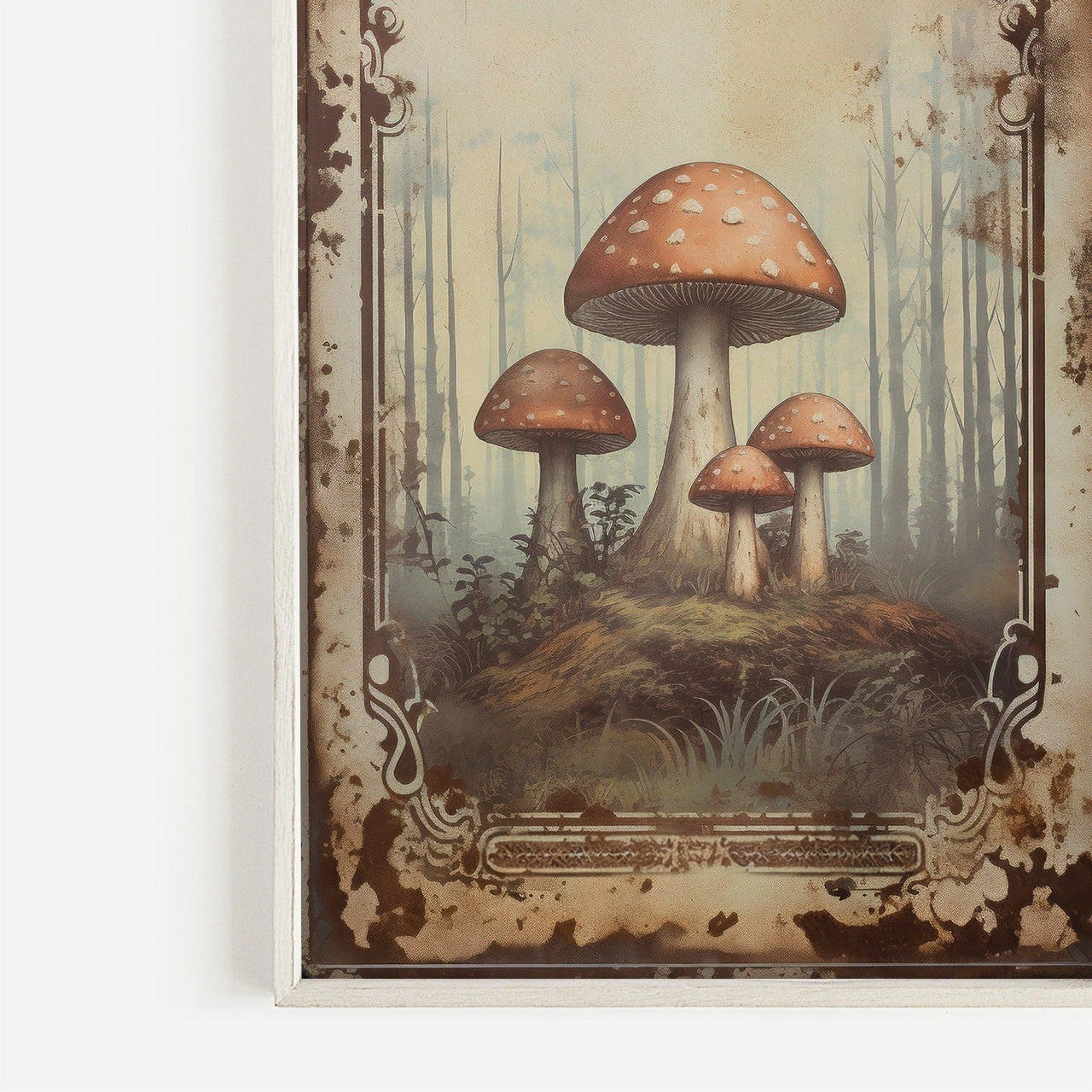 Amanita Mushroom Wall Art – Forest Nursery Print
