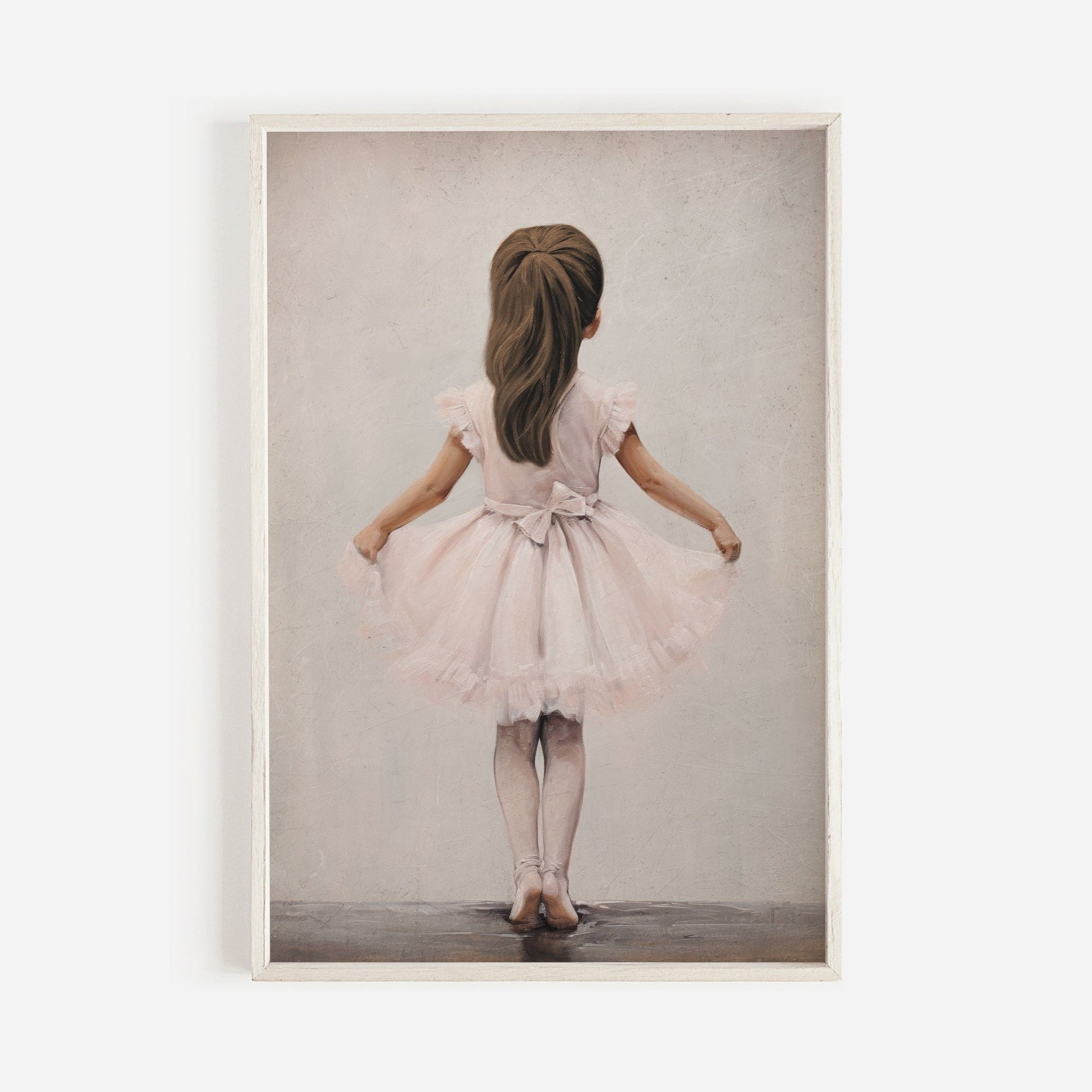 Ballerina Nursery Decor, Vintage Girls Wall Art, Ballet Dancer Print - WildfieldPrints