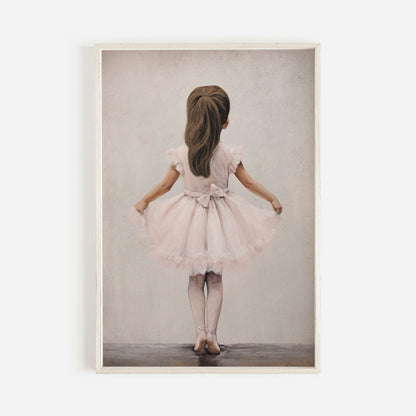 Ballerina Nursery Decor, Vintage Girls Wall Art, Ballet Dancer Print - WildfieldPrints