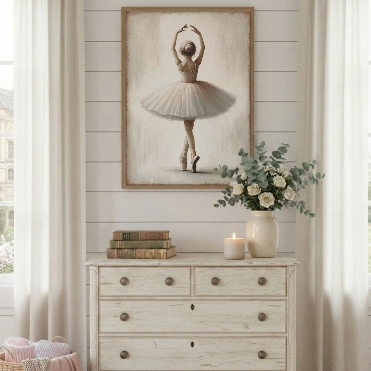 Ballerina Wall Art – Dance Girls Room Print