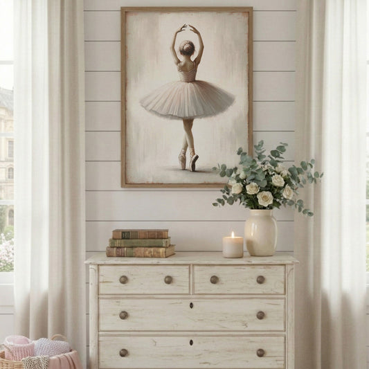 Ballerina Wall Art – Dance Girls Room Print