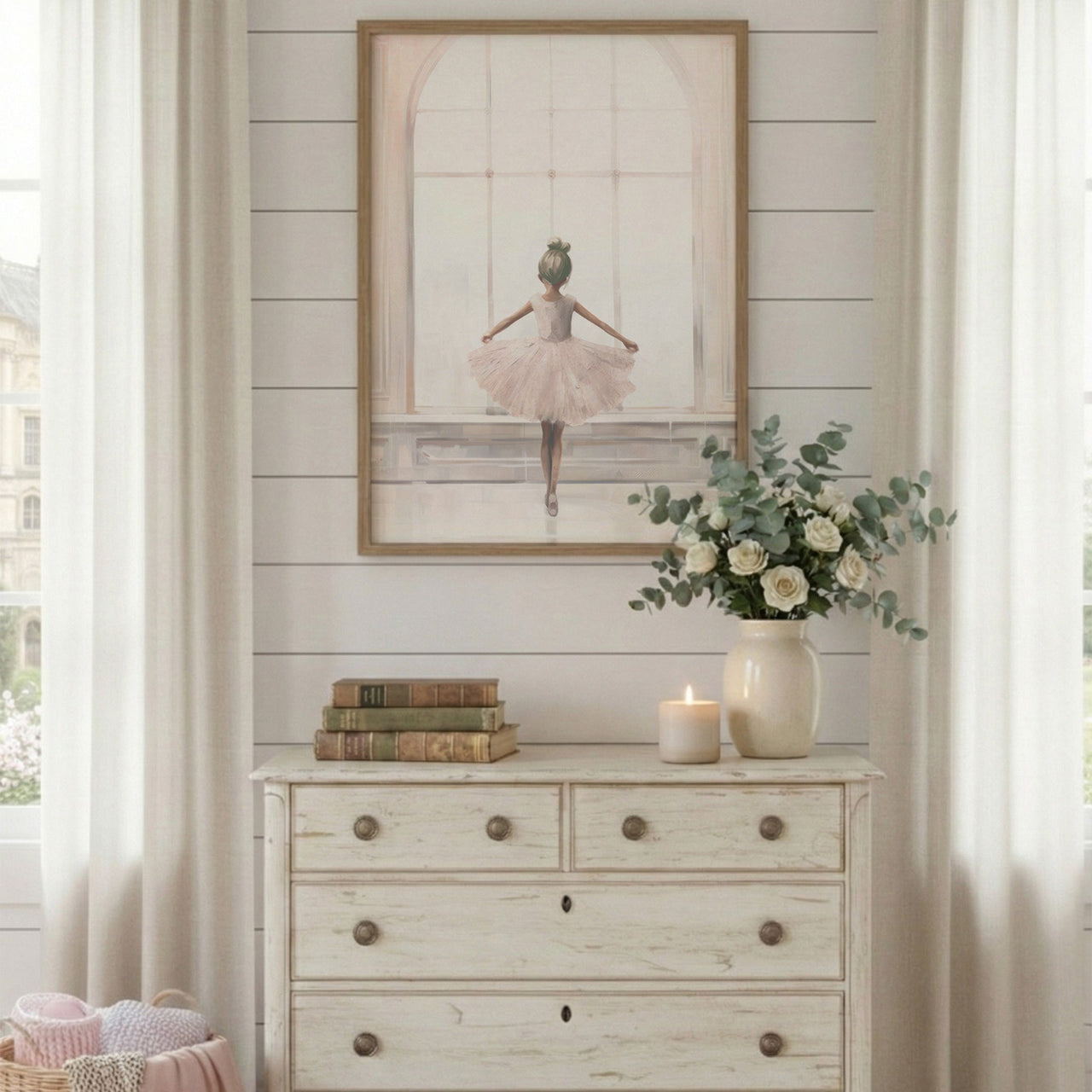 Ballerina Wall Art – Dance Girls Room Print