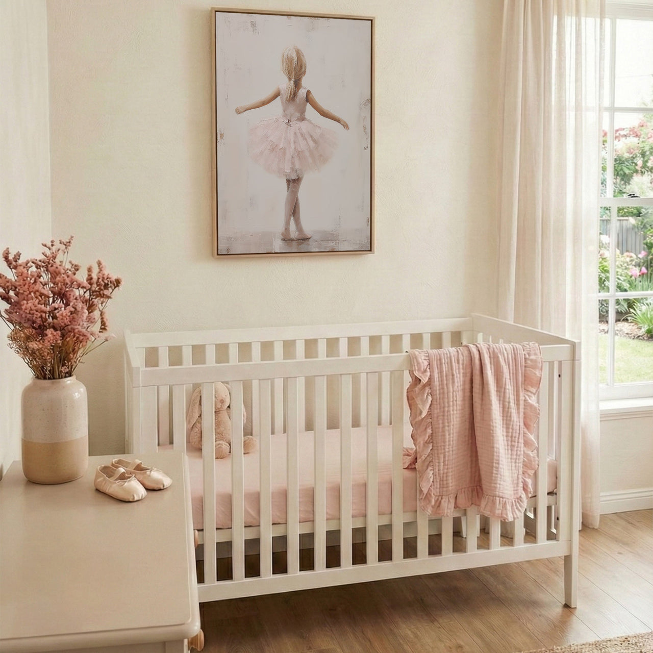 Ballet Dancer Wall Art – Ballerina Girls Room Print