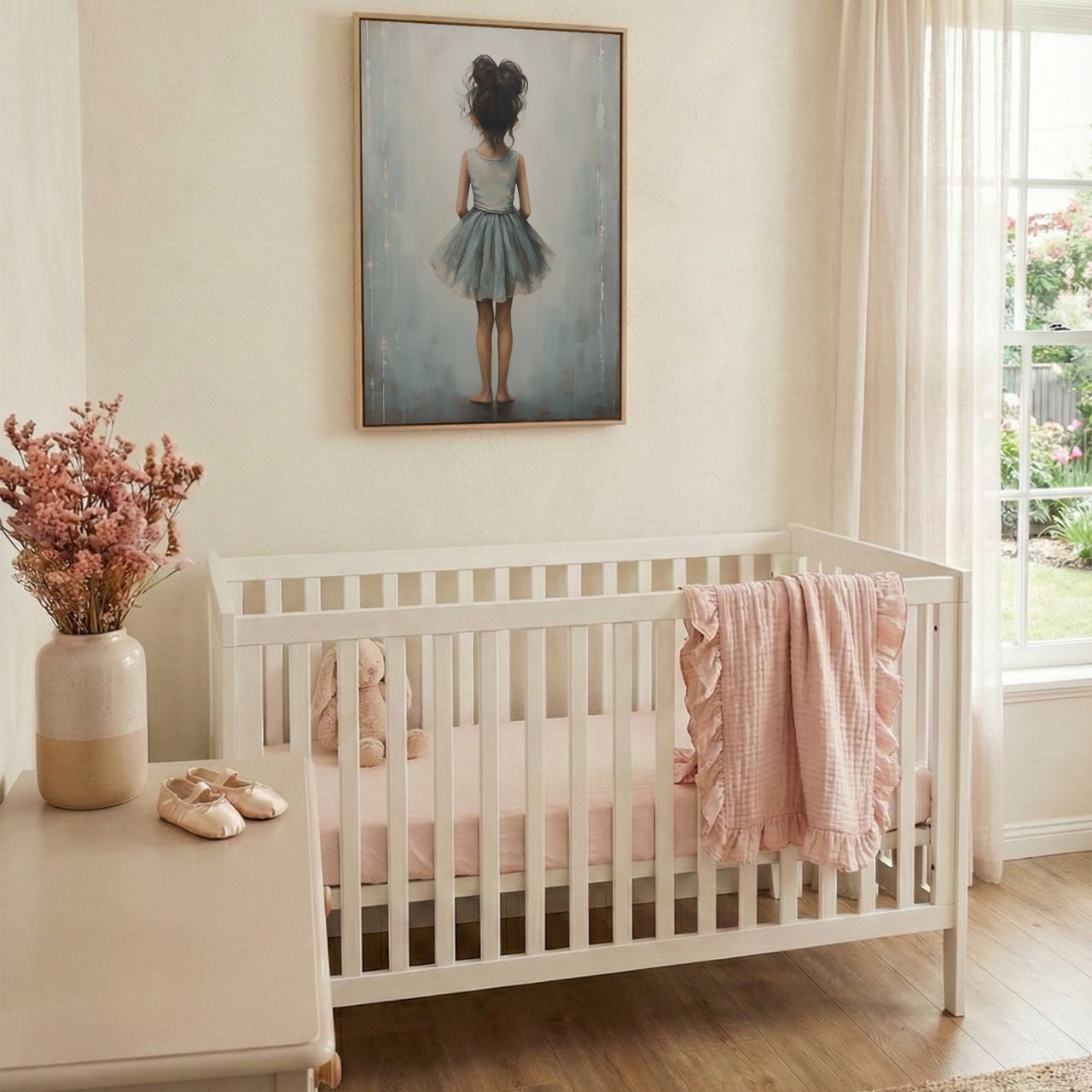 Ballet Dancer Wall Art – Ballerina Girls Room Print