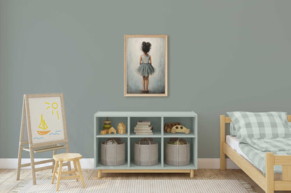 Ballet Dancer Wall Art, Ballerina Nursery Decor, Girls Room Accent - WildfieldPrints