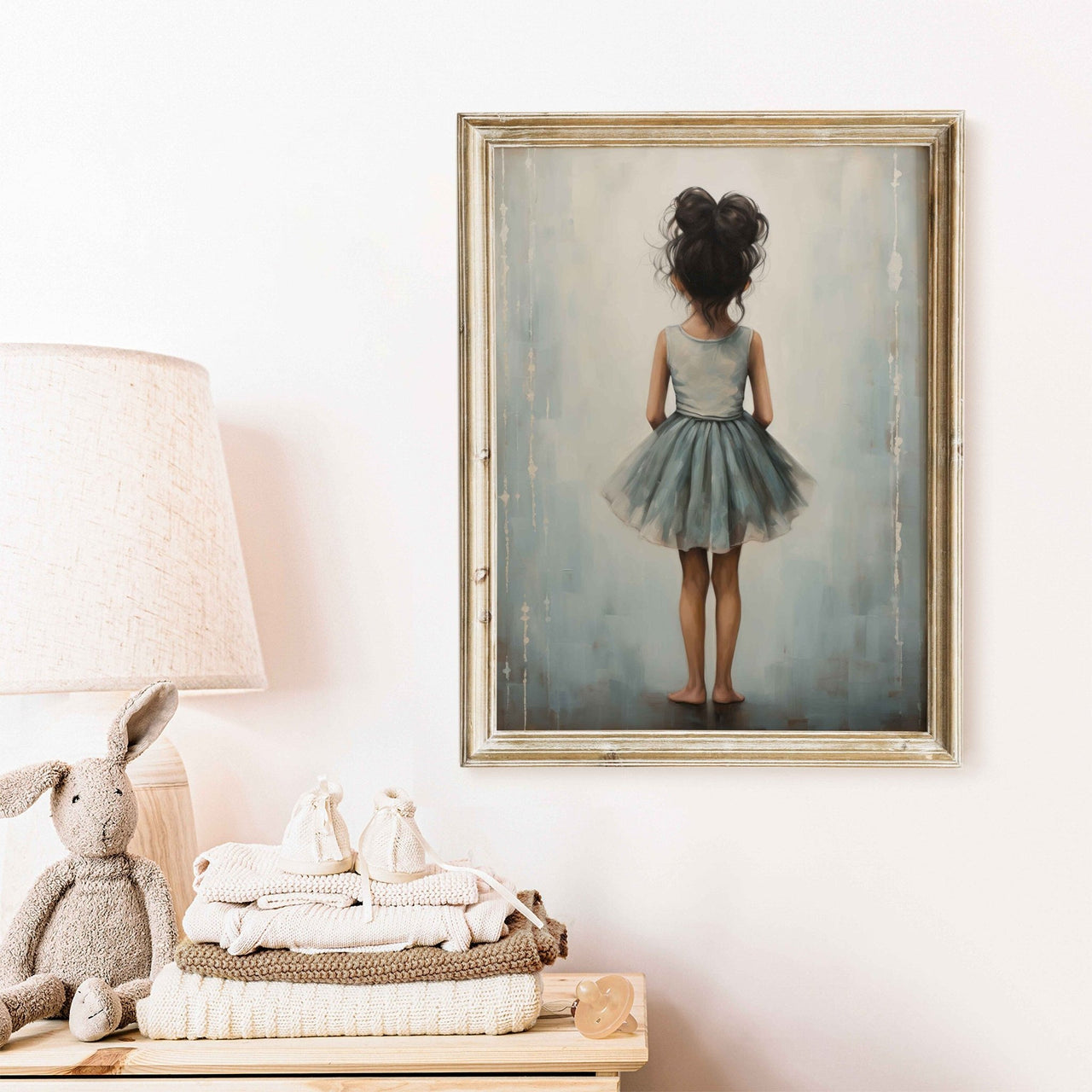 Ballet Dancer Wall Art – Ballerina Girls Room Print