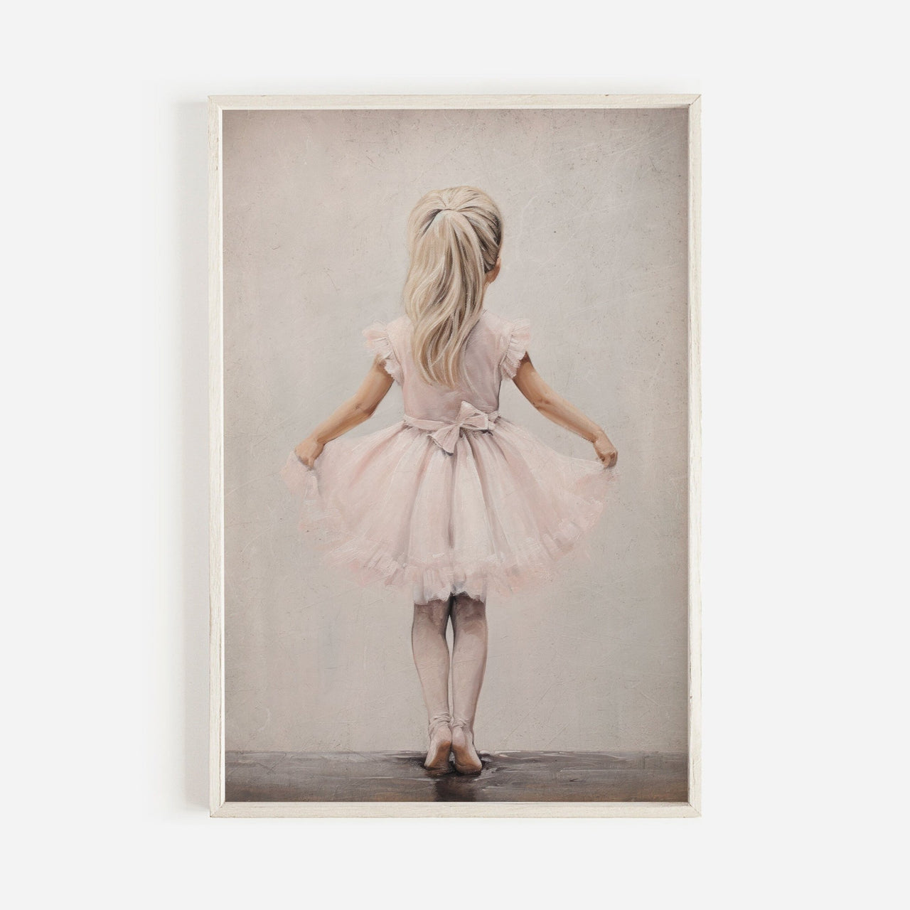 Ballet Dancer Wall Art – Dance Nursery Print for Girls Room