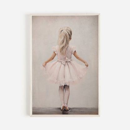 Ballet Dancer Wall Art, Ballerina Nursery Decor, Girls Room Accent - WildfieldPrints
