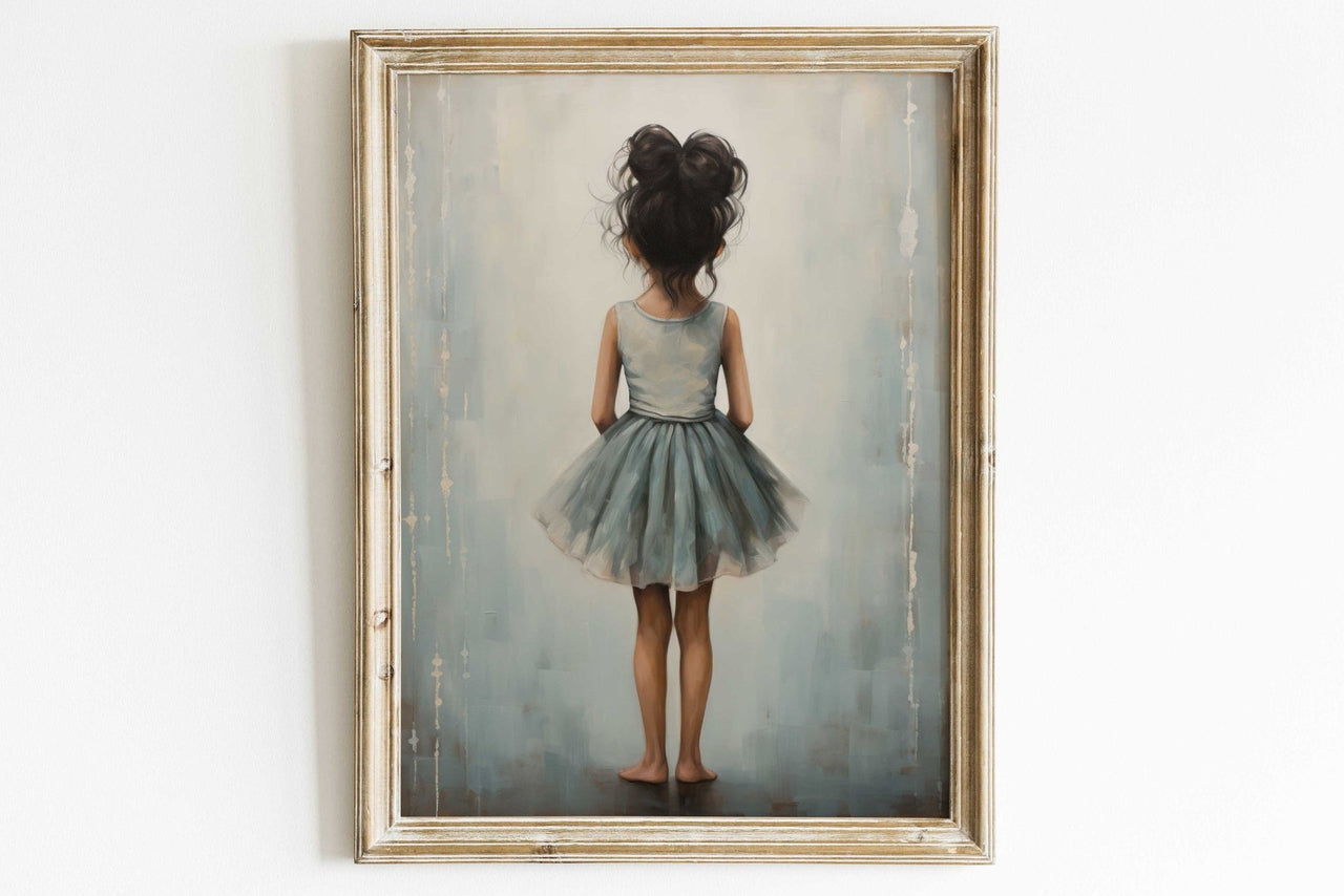Ballet Dancer Wall Art – Ballerina Girls Room Print