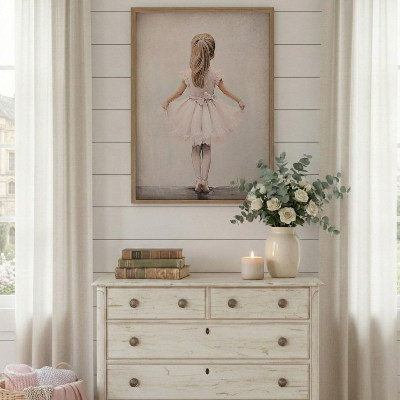 Ballet Dancer Wall Art – Dance Girls Room Print