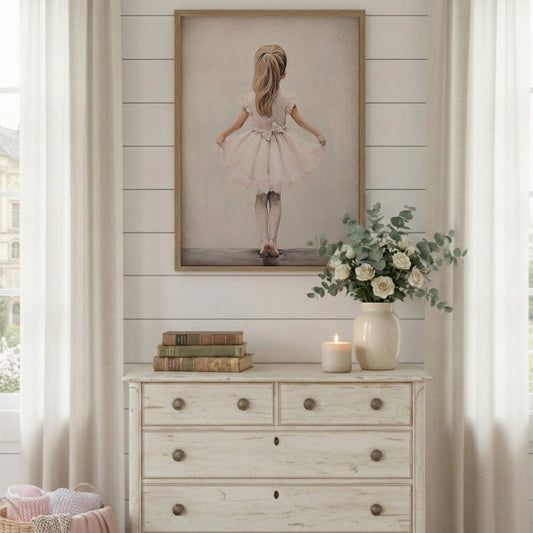 Ballet Dancer Wall Art – Dance Girls Room Print