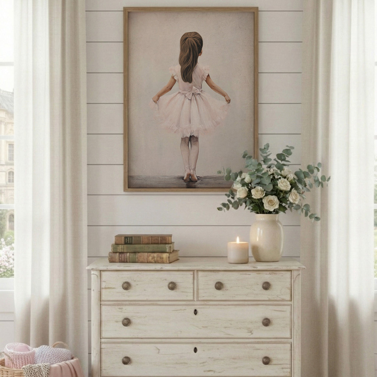 Ballet Dancer Wall Art – Dance Girls Room Print