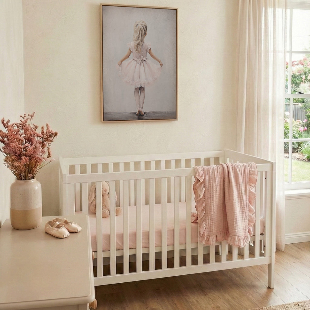 Ballet Dancer Wall Art – Dance Nursery Print for Girls Room