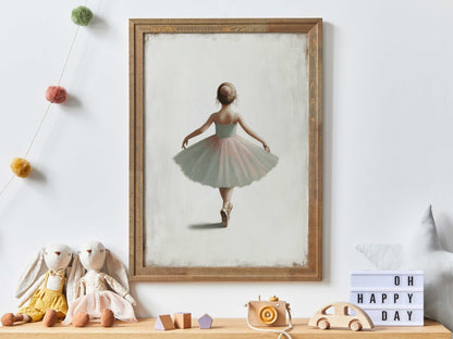 Ballet Nursery Prints, Ballerina Room Decor, Girly Wall Art - WildfieldPrints