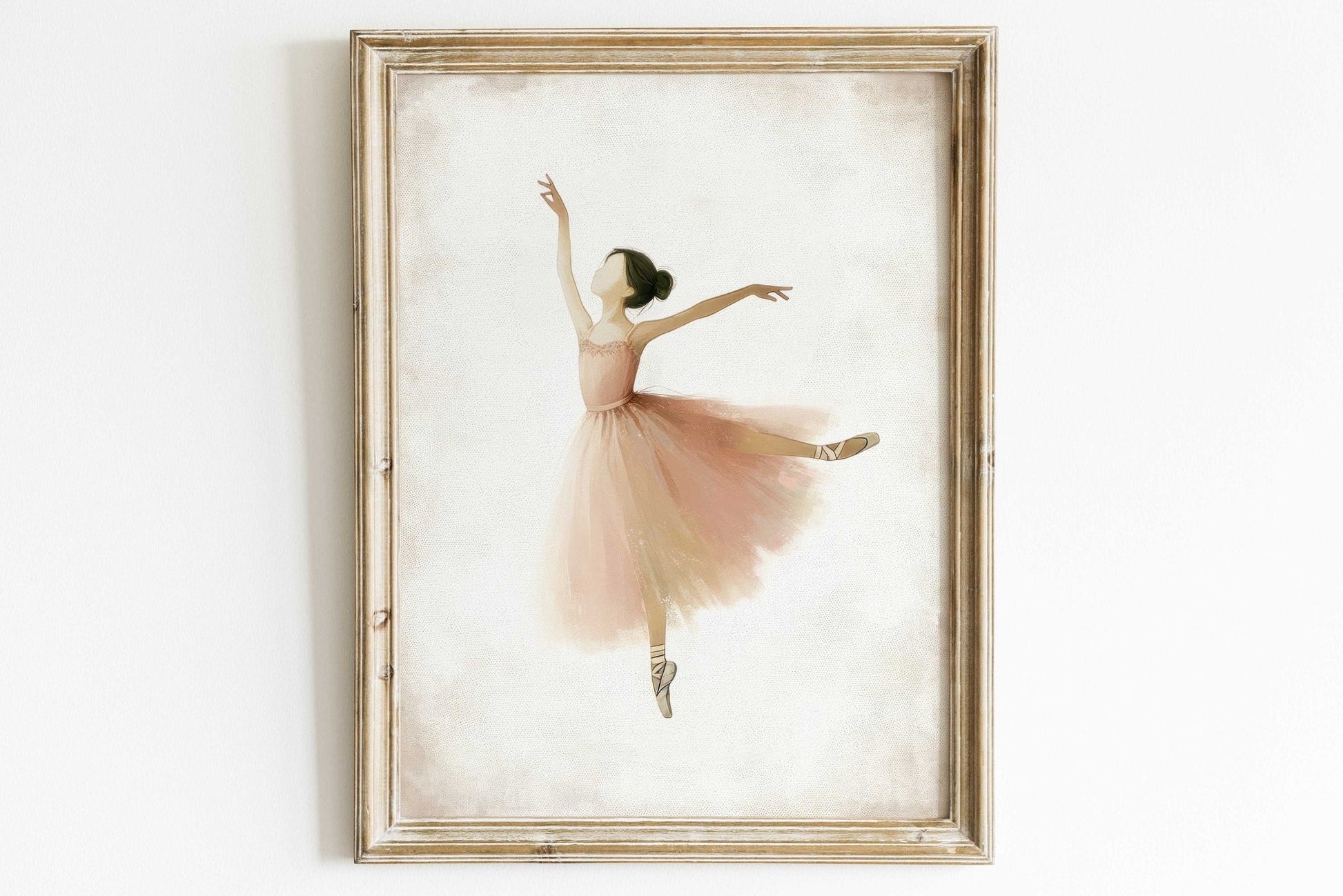 Ballet Nursery Prints, Ballerina Wall Decor, Girly Room Art - WildfieldPrints