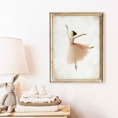 Ballet Nursery Prints, Ballerina Wall Decor, Girly Room Art - WildfieldPrints
