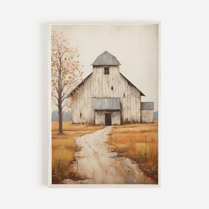 Barn Wall Decor, Rustic Farmhouse Art, Vintage Countryside Print - WildfieldPrints