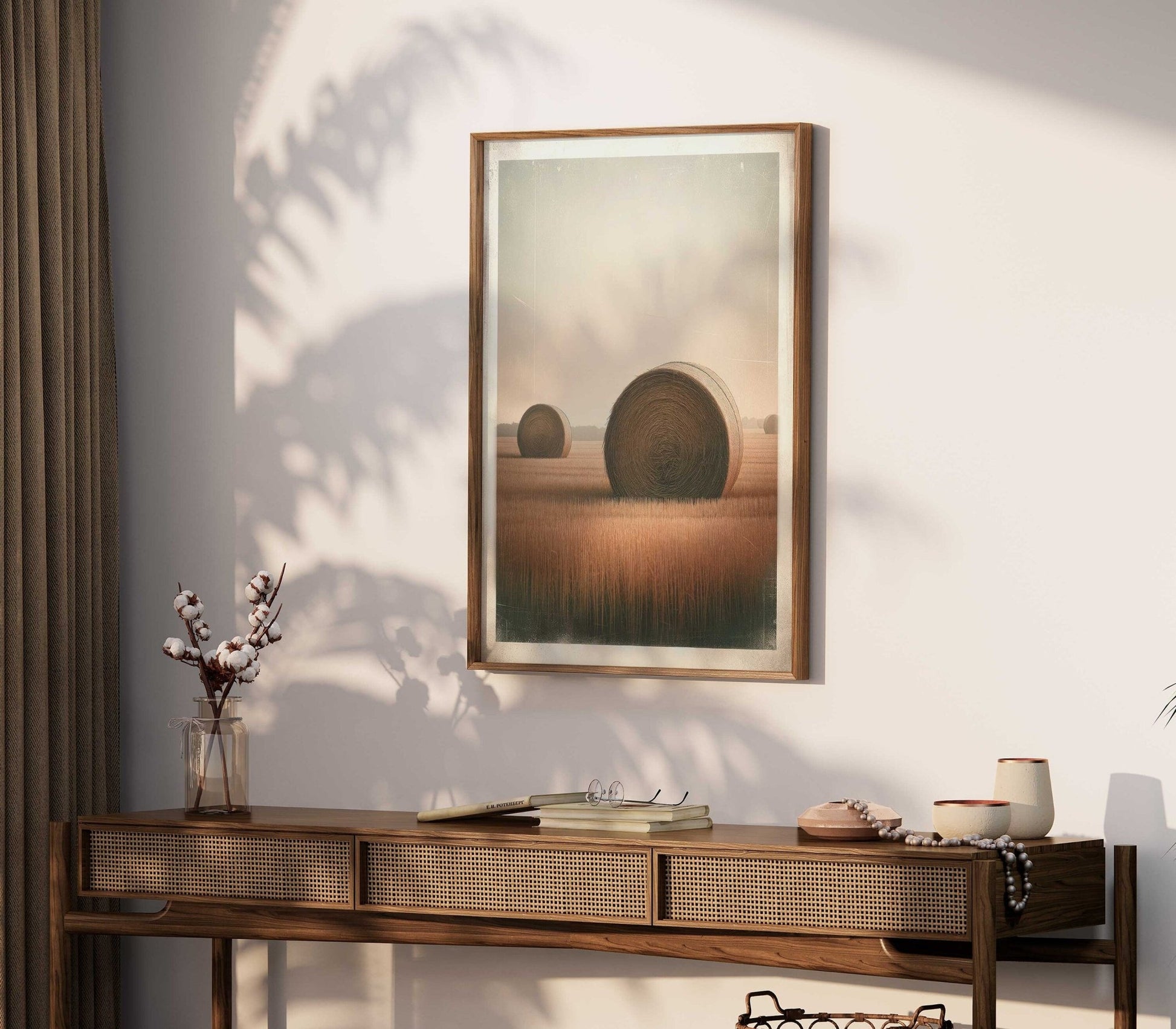 Bay Hale Print, Countryside Wall Decor, Farmhouse Style Art - WildfieldPrints