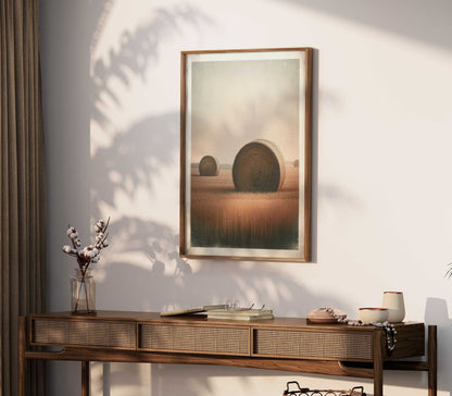 Bay Hale Print, Countryside Wall Decor, Farmhouse Style Art - WildfieldPrints