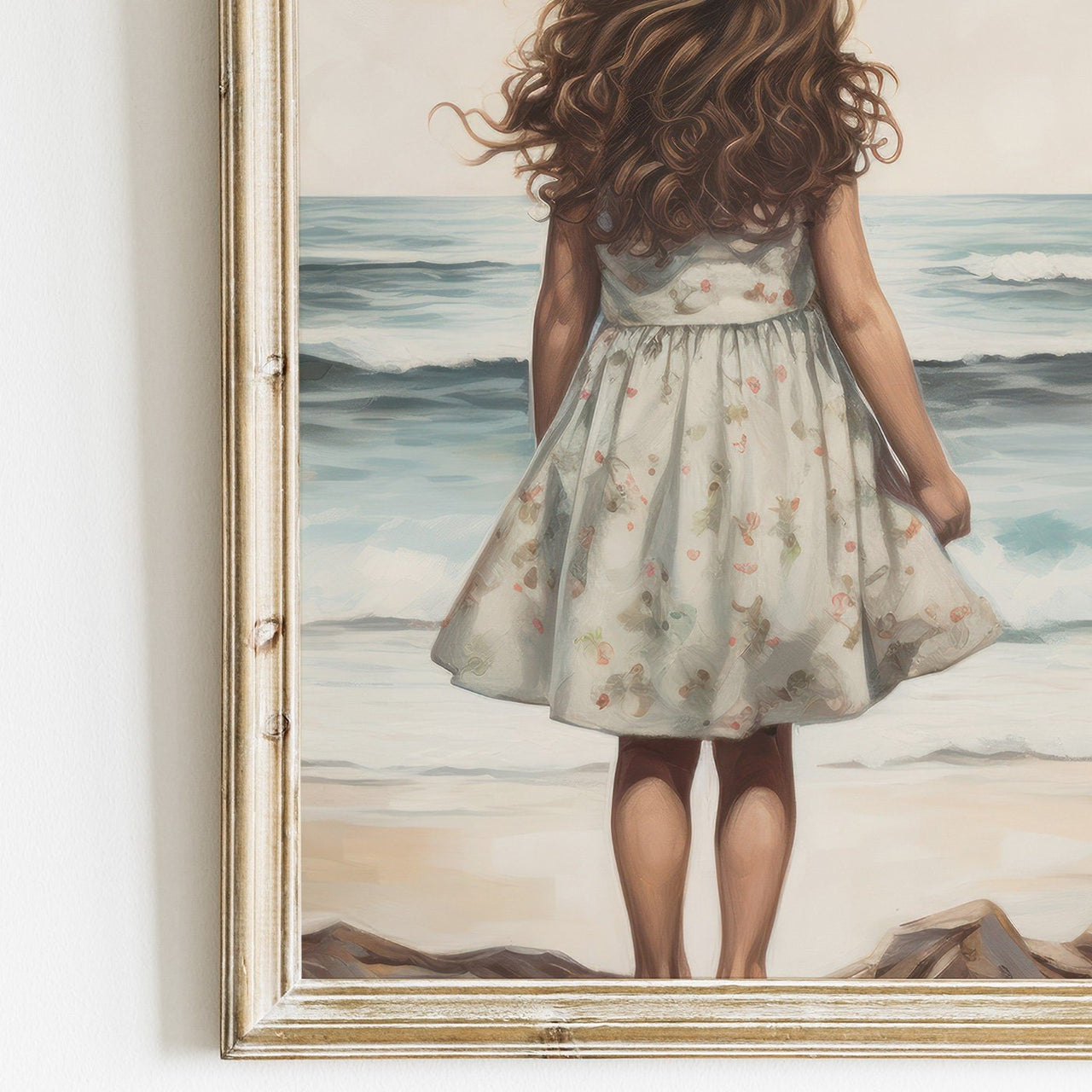 Ocean Wall Art – Beach Girls Room Decor • Set of 3