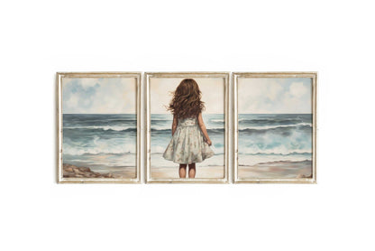 Beach Nursery Decor, Ocean Wall Art, Girl Adventure Prints - WildfieldPrints