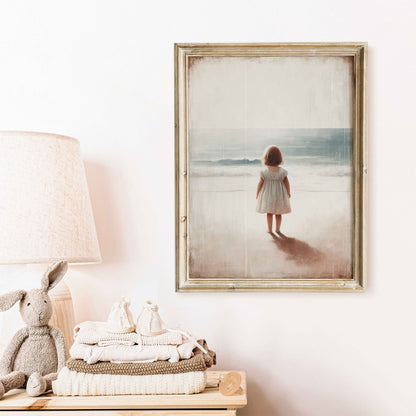 Beach Nursery Prints, Ocean Adventure Wall Decor, Girls Bedroom Art - WildfieldPrints
