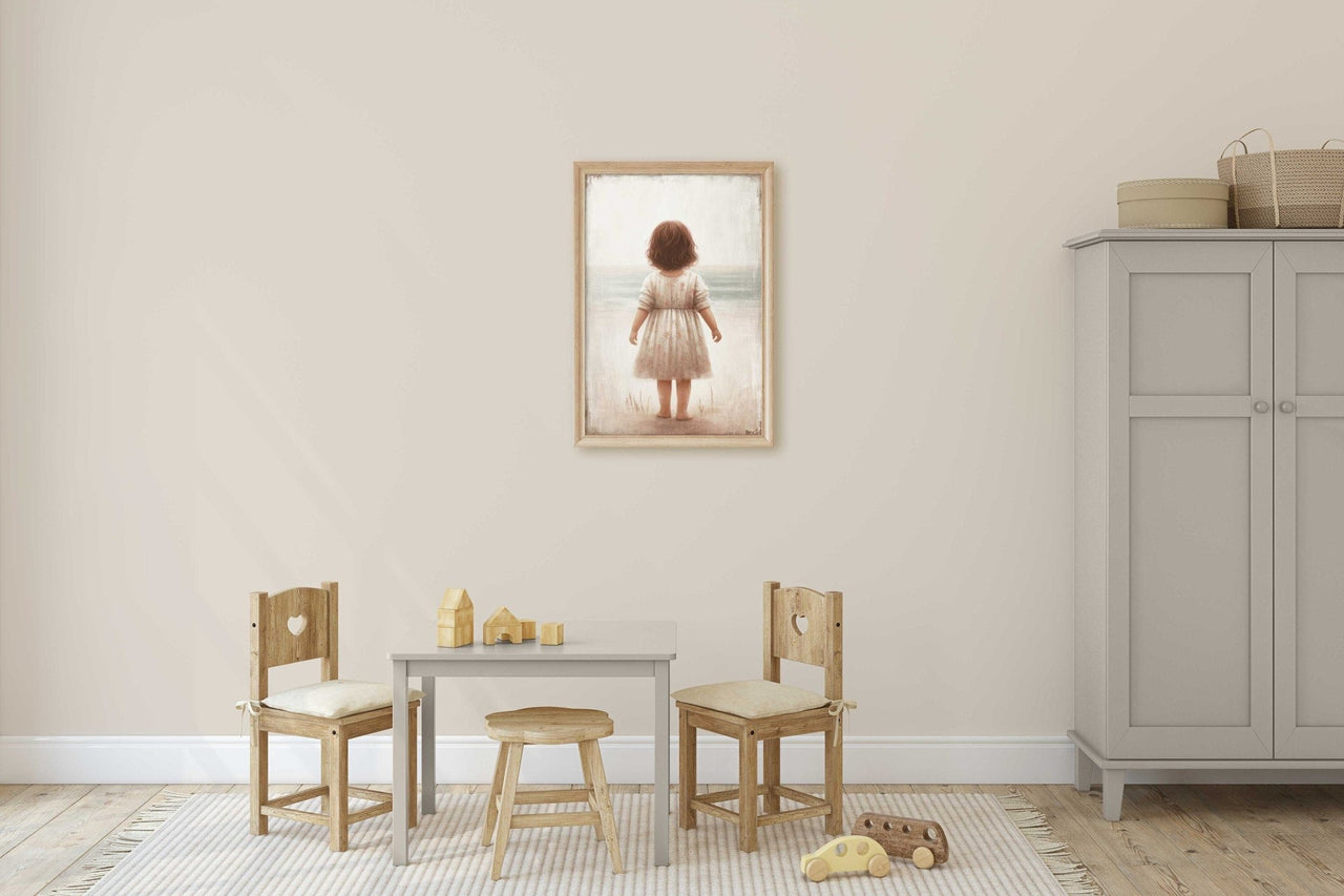 Ocean Adventure Wall Art – Beach Girls Room Print
