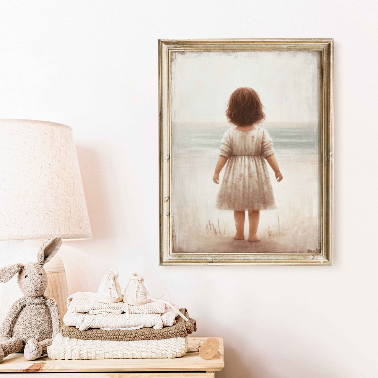 Ocean Adventure Wall Art – Beach Girls Room Print