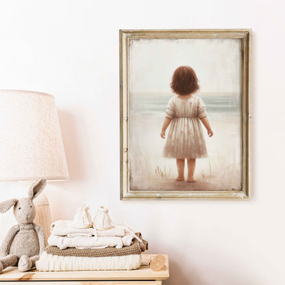Beach Nursery Prints, Ocean Adventure Wall Decor, Girls Bedroom Art - WildfieldPrints
