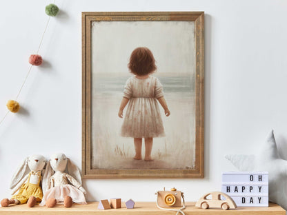 Beach Nursery Prints, Ocean Adventure Wall Decor, Girls Bedroom Art - WildfieldPrints