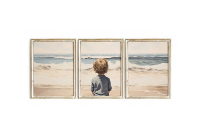Beach Nursery Prints, Ocean Kids Wall Art, Boy Adventure Decor - WildfieldPrints