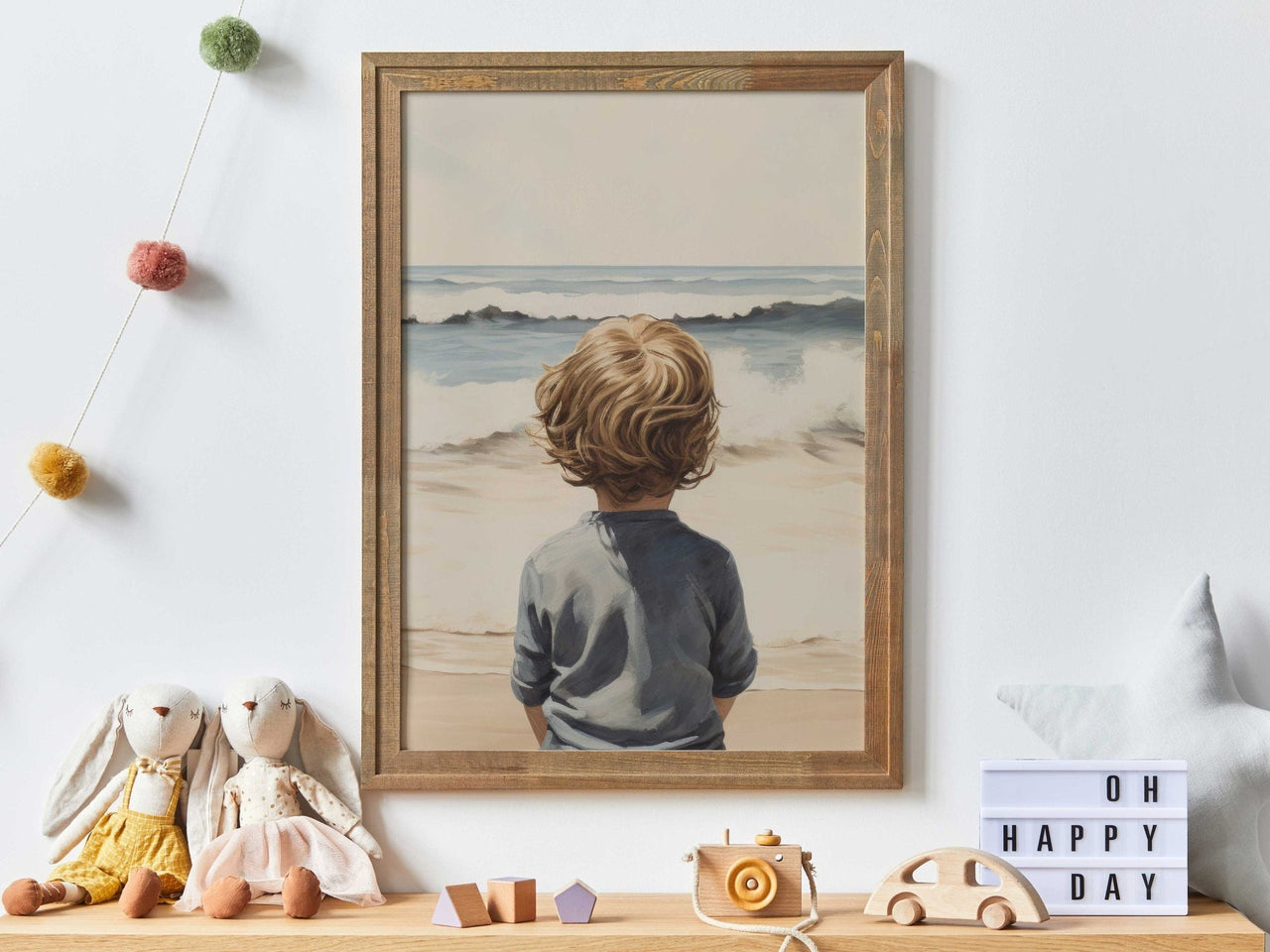 Ocean Adventure Wall Art – Beach Boys Room Decor