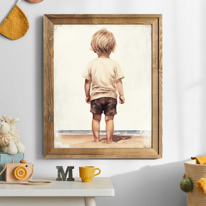 Beach Nursery Prints, Ocean Wall Decor, Little Boy Room Decor - WildfieldPrints