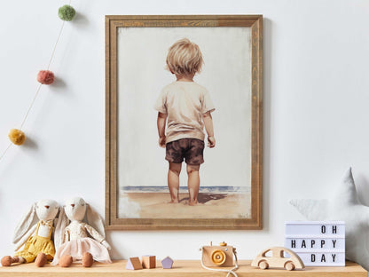 Beach Nursery Prints, Ocean Wall Decor, Little Boy Room Decor - WildfieldPrints