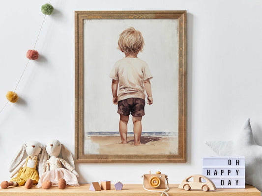 Beach Nursery Prints, Ocean Wall Decor, Little Boy Room Decor - WildfieldPrints