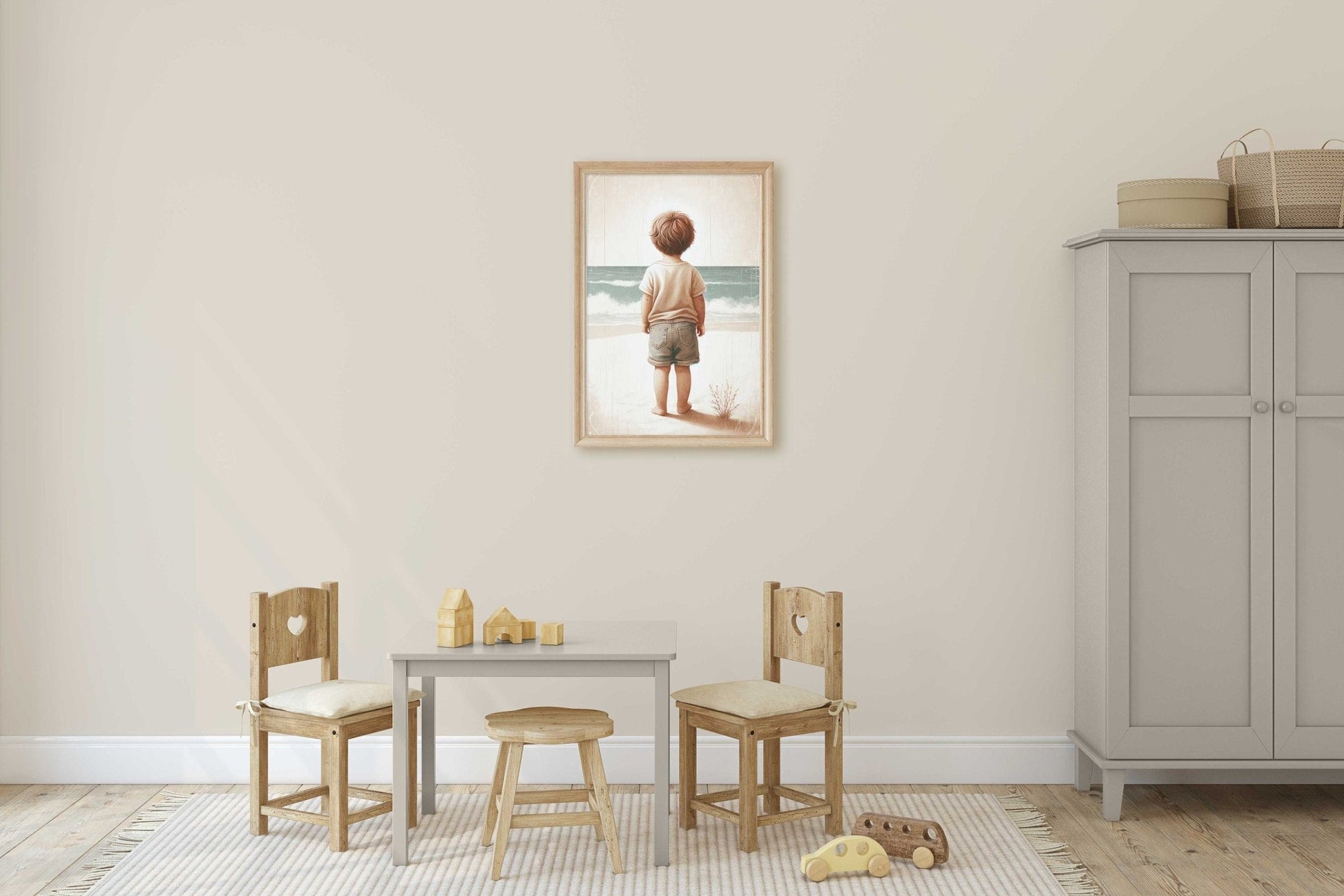 Beach Nursery Wall Decor, Ocean Themed Boy Room Art, Adventure Prints - WildfieldPrints