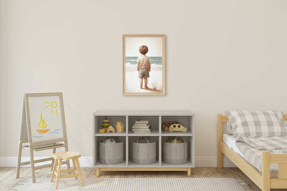 Beach Nursery Wall Decor, Ocean Themed Boy Room Art, Adventure Prints - WildfieldPrints