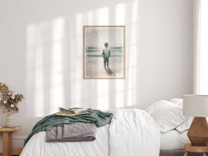 Beach Nursery Wall Decor, Ocean Themed Boy Room Art, Adventure Prints - WildfieldPrints