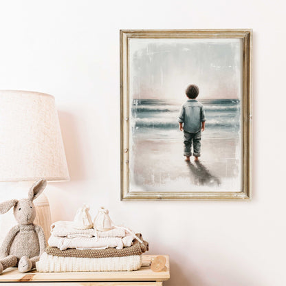 Beach Nursery Wall Decor, Ocean Themed Boy Room Art, Adventure Prints - WildfieldPrints