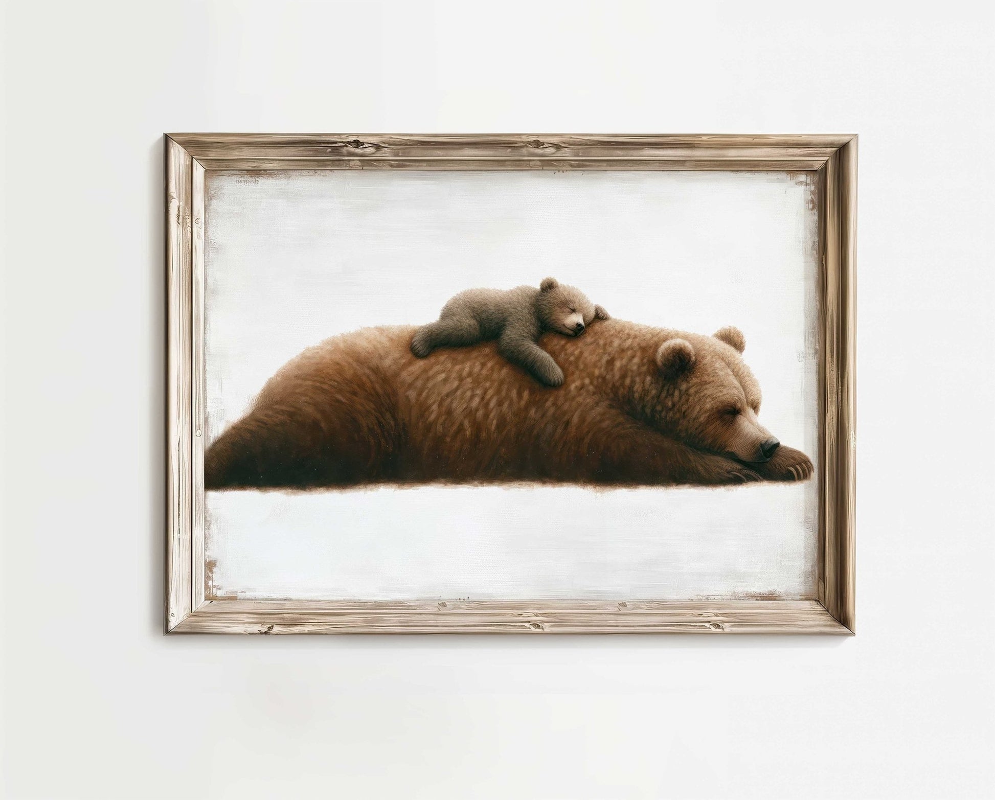 Bear Nursery Decor, Forest Animal Wall Art, Rustic Kids Room Decor - WildfieldPrints