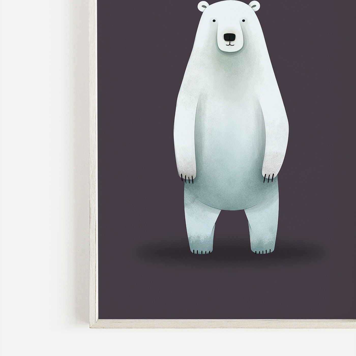 Bear Nursery Decor, Woodland Animal Art, Colorful Wall Prints - WildfieldPrints