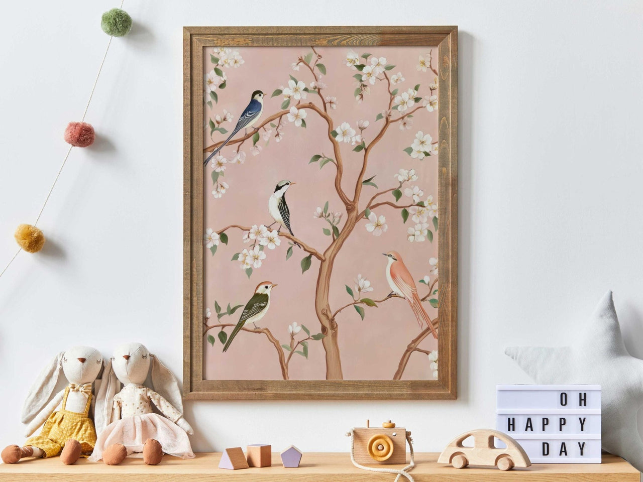 Bird Wall Art – Animal Nursery Print