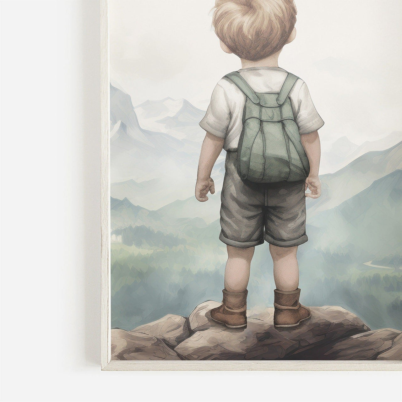 Boy Explorer Wall Art – Adventure Boys Room Decor • Set of 3