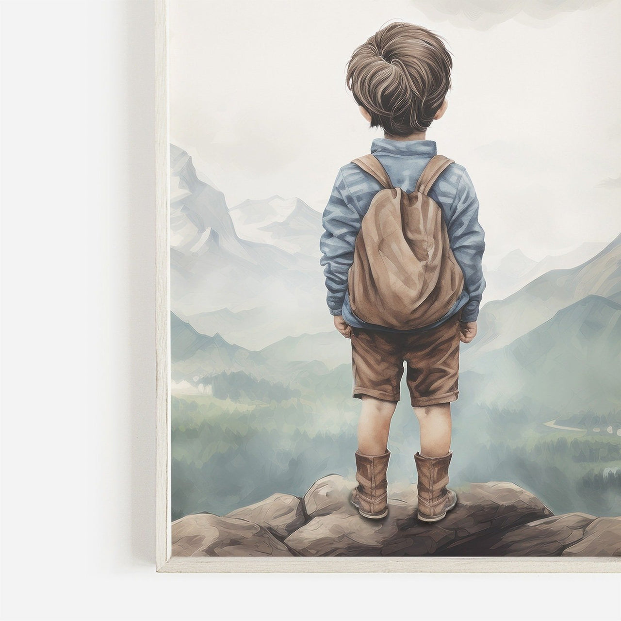 Boy Adventure Wall Art – Nature Boys Room Decor • Set of 3