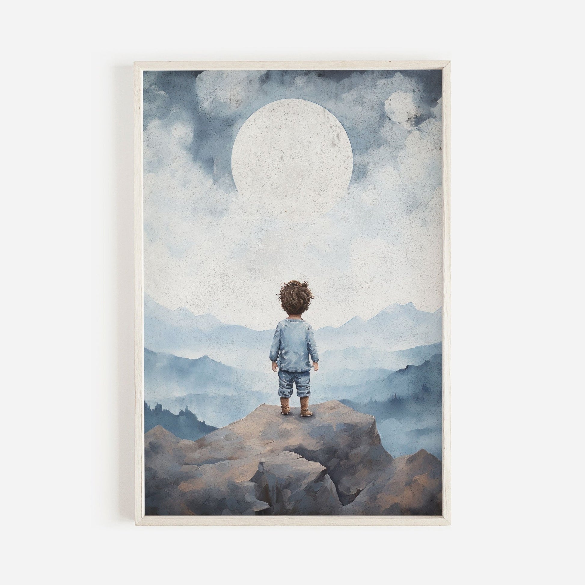 Boy Adventure Nursery Prints, Nature Wall Decor, Toddler Room Art - WildfieldPrints