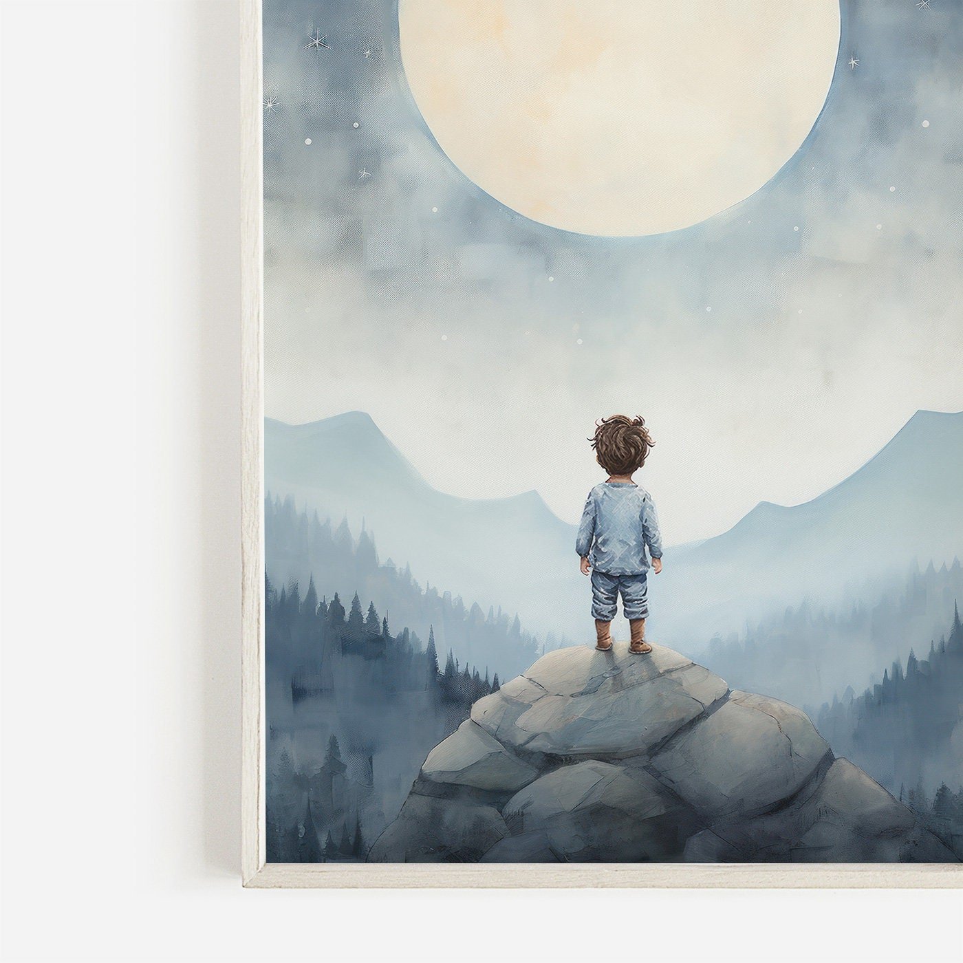 Boy Adventure Nursery Prints, Toddler Room Decor, Nature Wall Art - WildfieldPrints